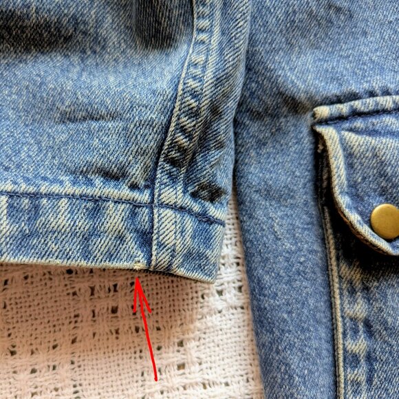 Vintage GAP Fireman Men's Jacket XXL Denim Barn Chore Coat Cabincore Heavyweight - Picture 8 of 8